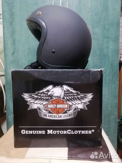 Мотошлем 3/4 Harley Davidson новый