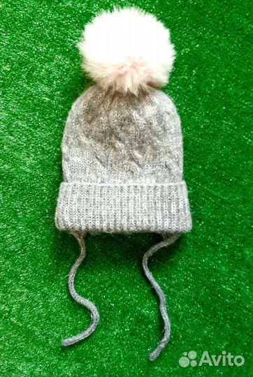 Зимние шапки для девочки ручной вязки