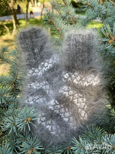 Шерстяные носки детские Козий пух