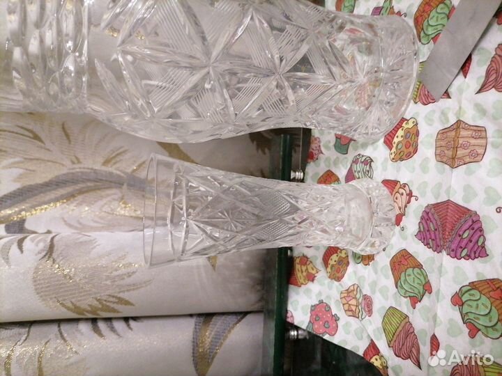 Хрусталь:Ваза для цветов Времён СССР и другое