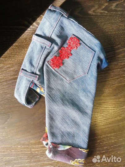 Джинсы для собачки