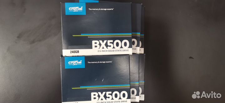 SSD диск 2.5 crucial BX500 250Gb