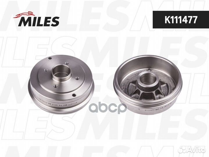 Барабан тормозной (d180mm) renault logan/clio/M