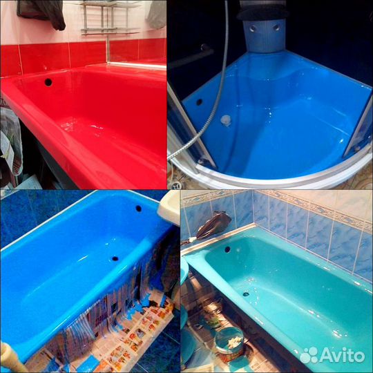 Реставрация ванн и душевых кабин