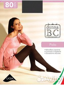 80 ден микрофибра колготки Donna BC
