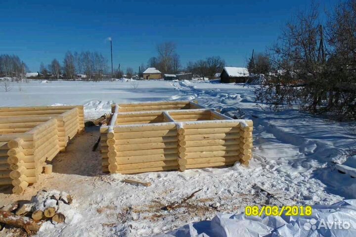 Срубы домов и бань