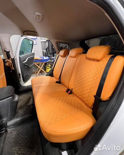 Чехлы экокожа на Лада Ларгус 7 мест от Автопилот