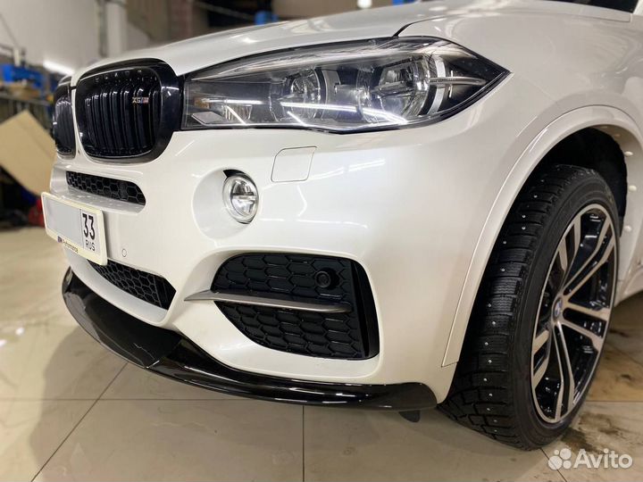 Сплиттер M performance BMW X5 F15 русский