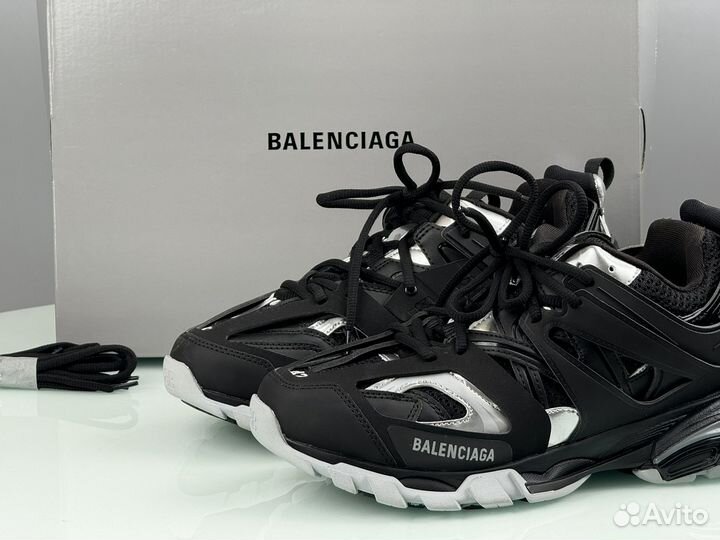 Balenciaga Track Sneaker Black Silver