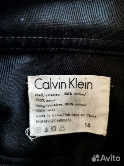 Джинсовая куртка женская calvin klein р 44 - 48