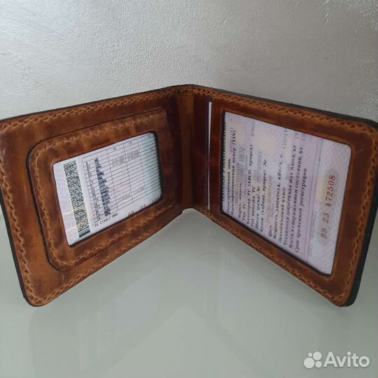 Обложка на автодокументы холдер