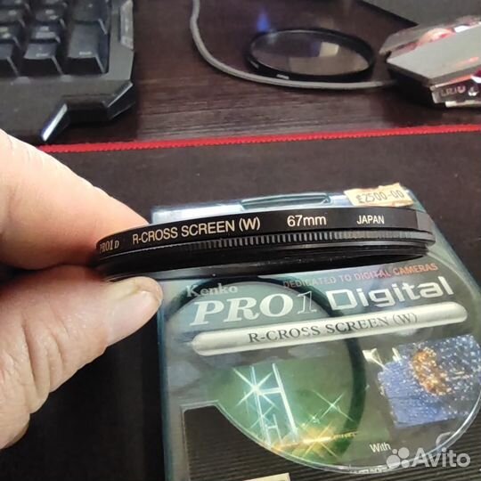 Светофильтр kenko pro1d r-cross screen 67mm