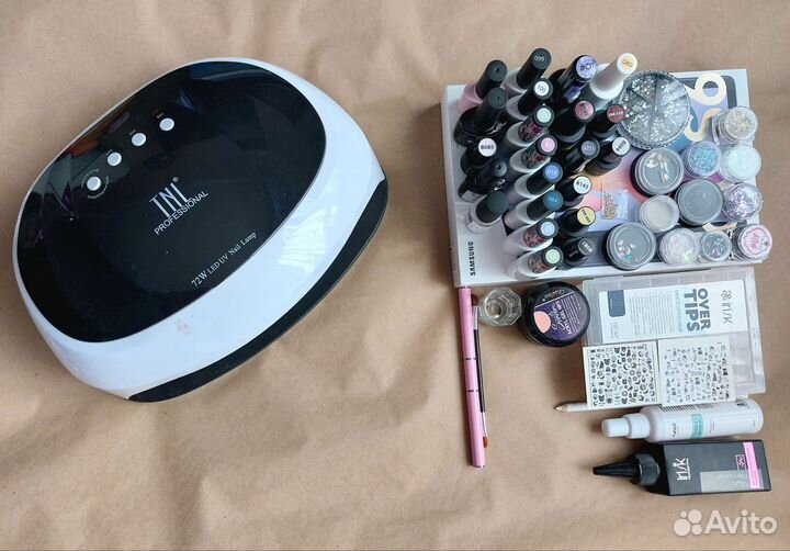 Набор для маникюра с LED лампой