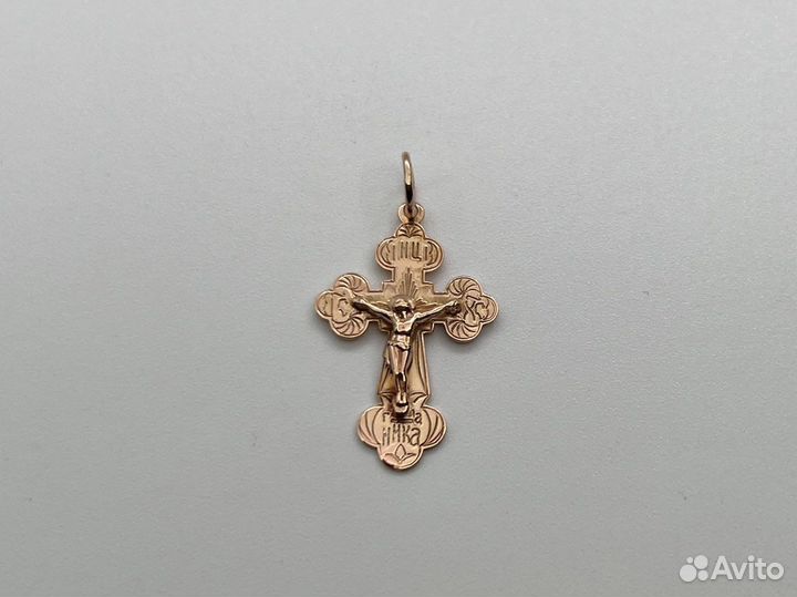 Золотой крест 585 пробы