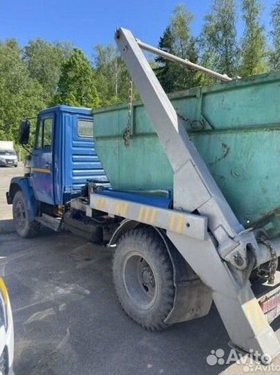 Вывоз мусора контейнером 8 м3