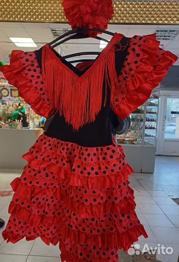 Платье для девочки испанка