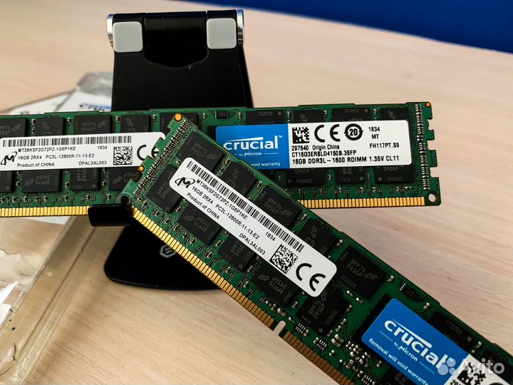 Модуль памяти Crucial 16GB DDR3L ECC rdimm