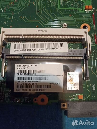 Материнская плата PT10SG-6050A2171301-MB-A02