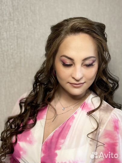 Локоны/ прически/ макияж