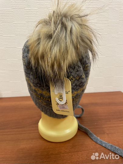 Шапка для мальчика 52-54 зима новая