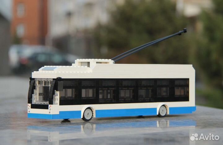 Lego трамваи, троллейбусы, поезда на заказ