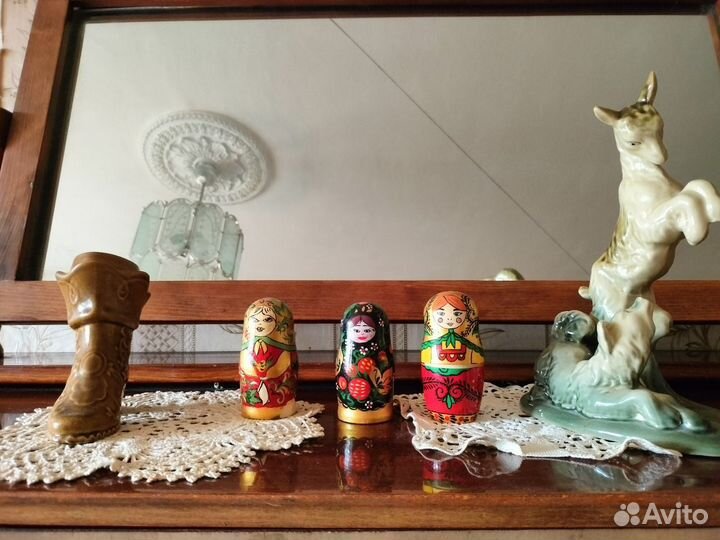 Фарфоровые статуэтки СССР, хрусталь Чехословакия