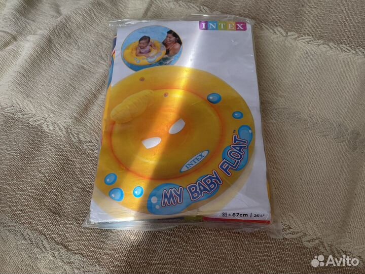 Круг для плавания детский intex