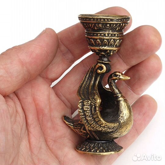 Подсвечник бронзовый Канделябр в винтажном стиле