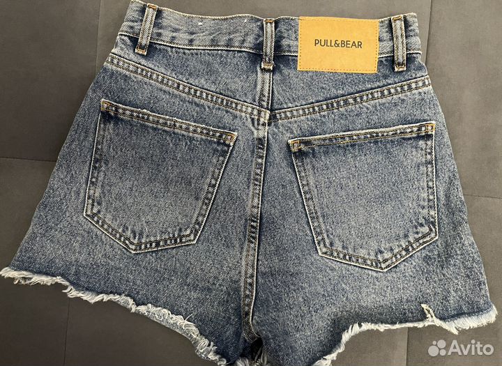 Джинсовые шорты pull bear 32 eur