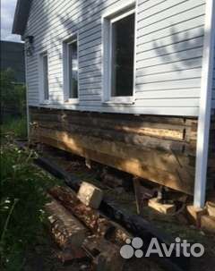 Замена венцов. Бригада из Белоруссии