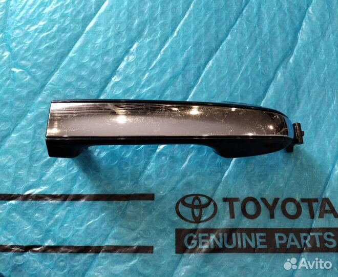 Ручка задней двери Камри 50 синяя Б/У