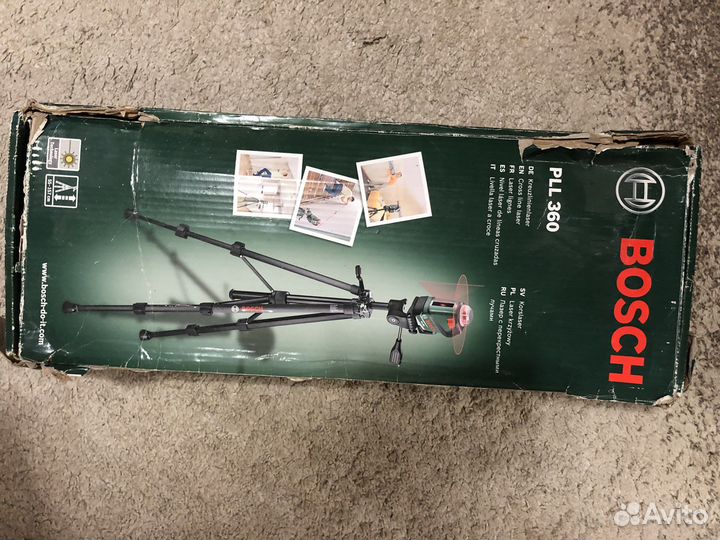 Лазерный уровень bosch pll 360