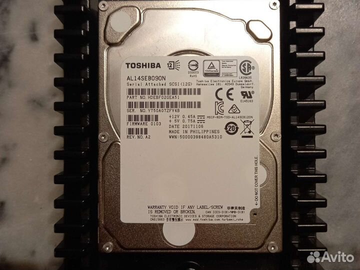 Жесткий диск SAS 12G Toshiba al14seb090n
