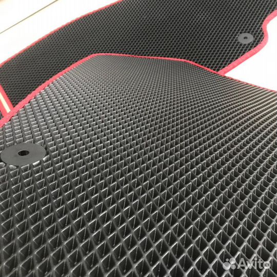 Коврики ева eva эва Ваз 2109, 2114,2115 красный ка