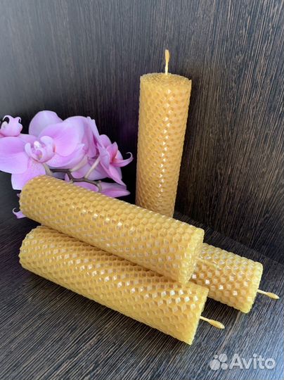 Продам набор свечей из вощины. Свечи 4 шт