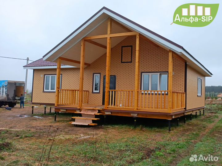 Домокомплект из сип панелей 85 кв.м