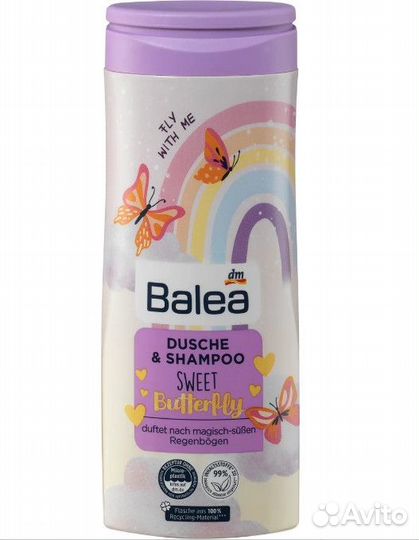 Детский гель для душа и шампунь Balea Shower & Sha
