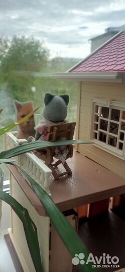 Sylvanian families домик с мебелью