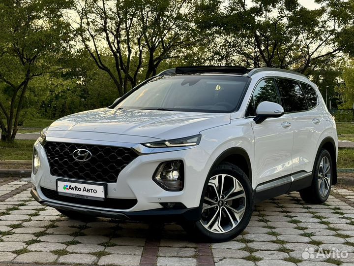 Hyundai Santa Fe 2.2 AT, 2019, 52 200 км