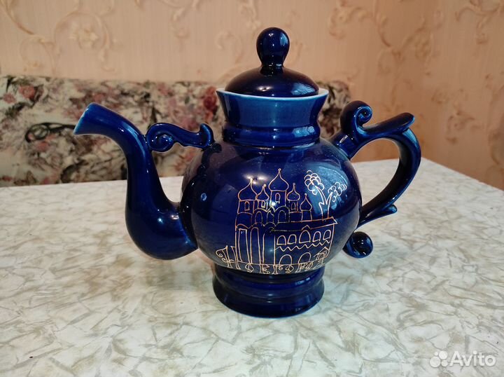 Синяя посуда кобальт СССР