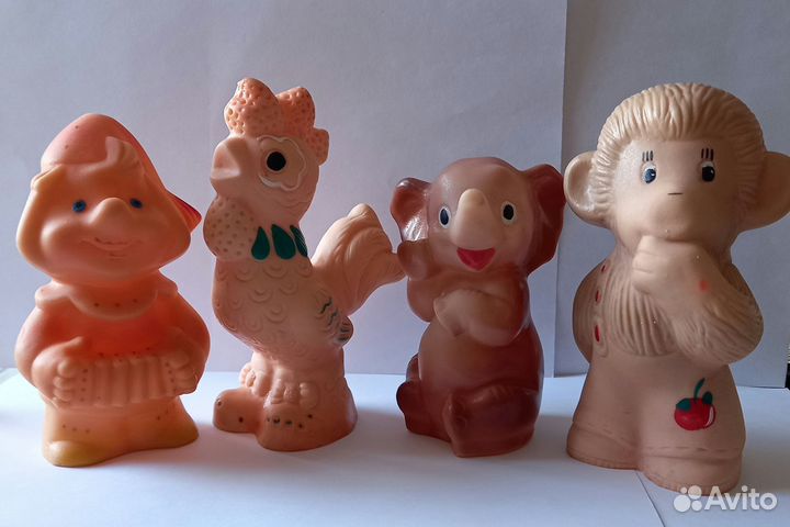Резиновые игрушки СССР
