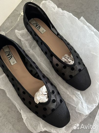 Балетки zara 37
