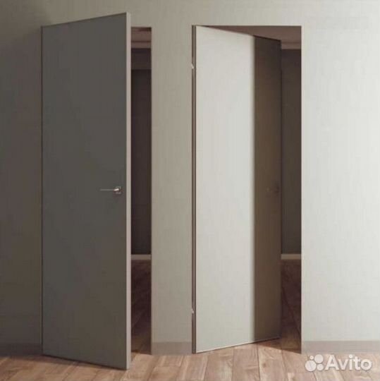 Скрытые двери под отделку