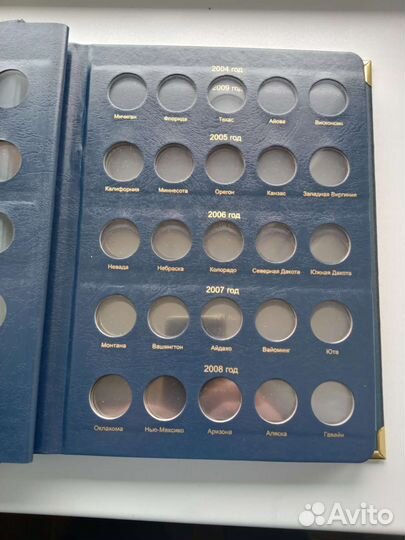 Новый альбом для монет США