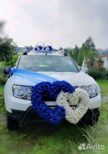 Прокат/аренда свадебных украшений на автомобиль