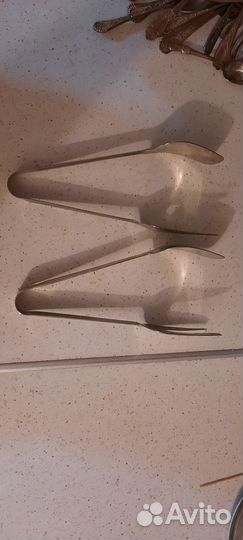 Вилка щипцами