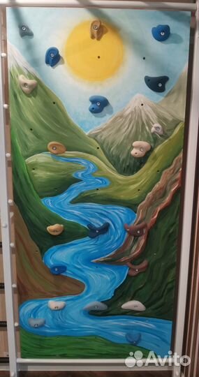 Детская стенка для скалолазания