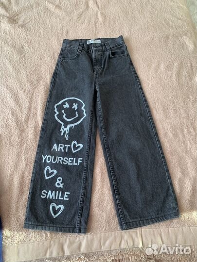 Джинсы клеш детские