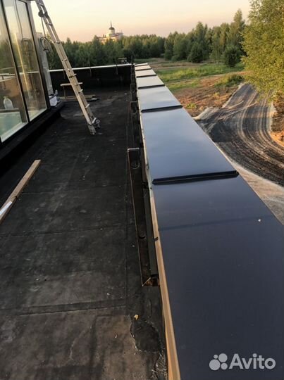 Проф-листы, кровля, гибка