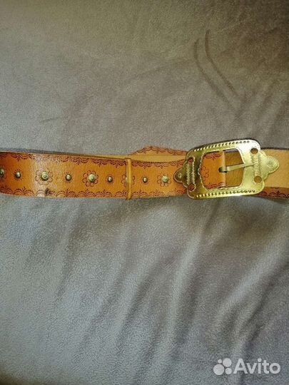 Мужской кожаный ремень